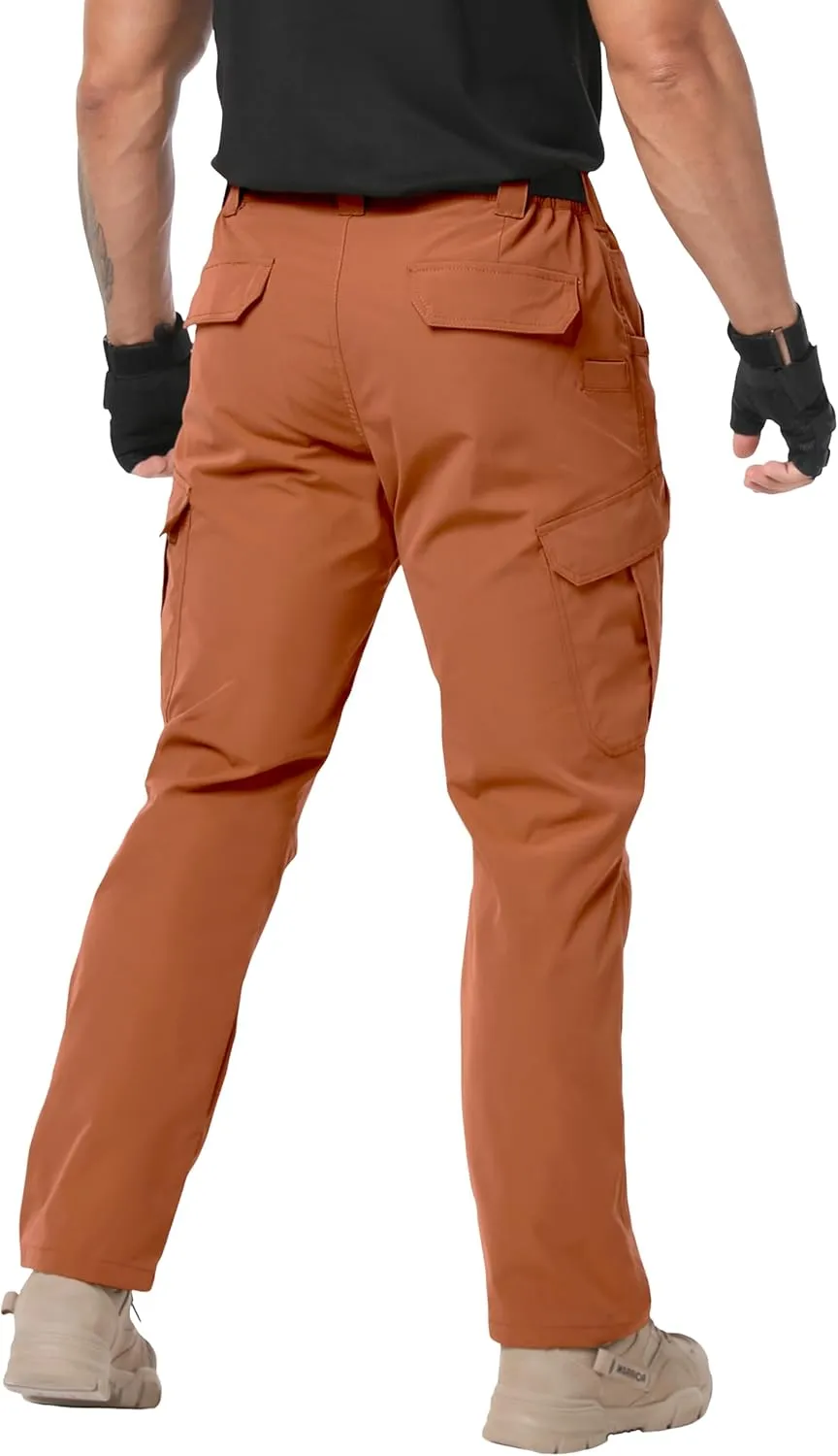 Arunlluta Men??s Tactical Pants, Ripstop Water Resistant Cargo Work Pants for Men, Stretch Hiking Pants Lightweight
