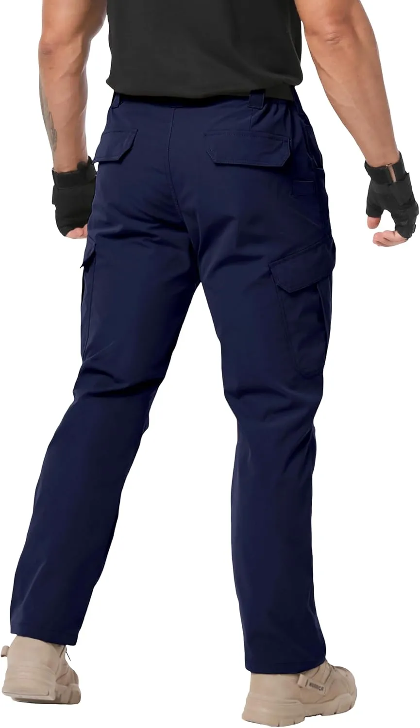 Arunlluta Men??s Tactical Pants, Ripstop Water Resistant Cargo Work Pants for Men, Stretch Hiking Pants Lightweight