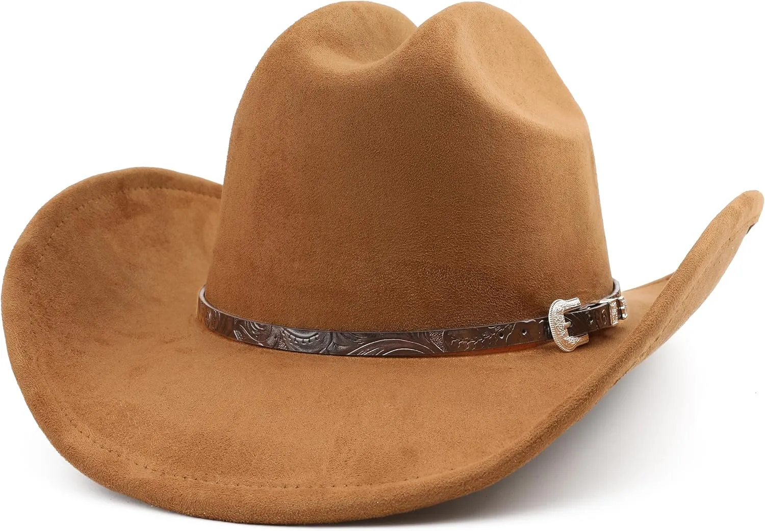 Big Cowboy Hat for Women Men Wide Brim Cowgirls Beach Cattleman Western Cowboys Hat