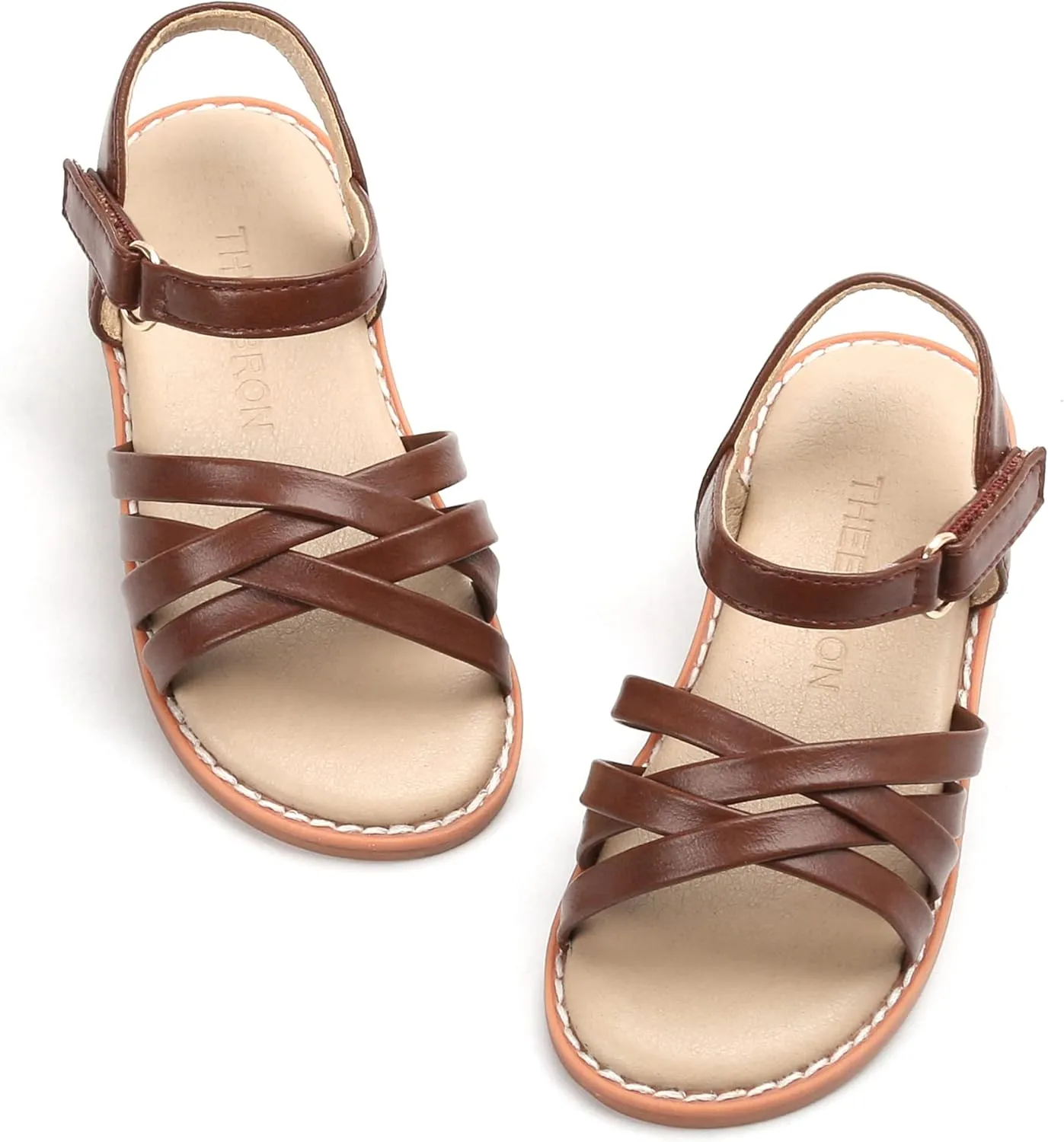THEE BRON Toddler Girl Dress Sandals Sandalias para Nias