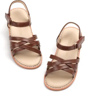 THEE BRON Toddler Girl Dress Sandals Sandalias para Nias