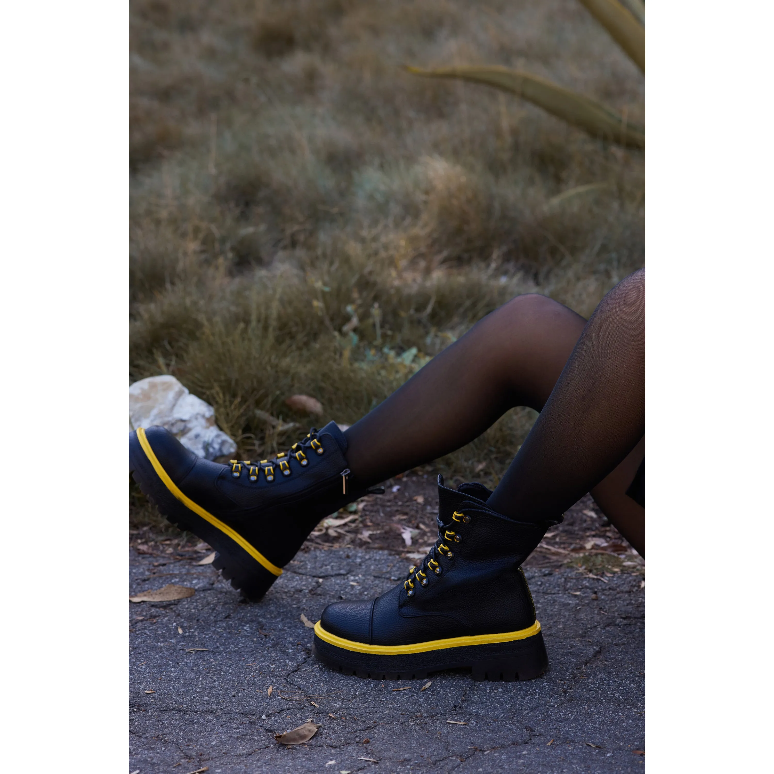 Women's Sandy Combat Boots